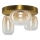 LED Ceiling light VASO LED/12W/230V d. 42 cm gold/smoky
