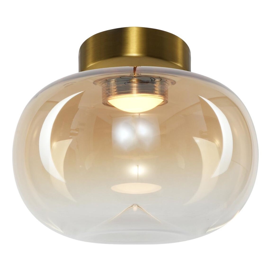 LED Ceiling light VASO LED/4W/230V d. 18 cm gold/smoky