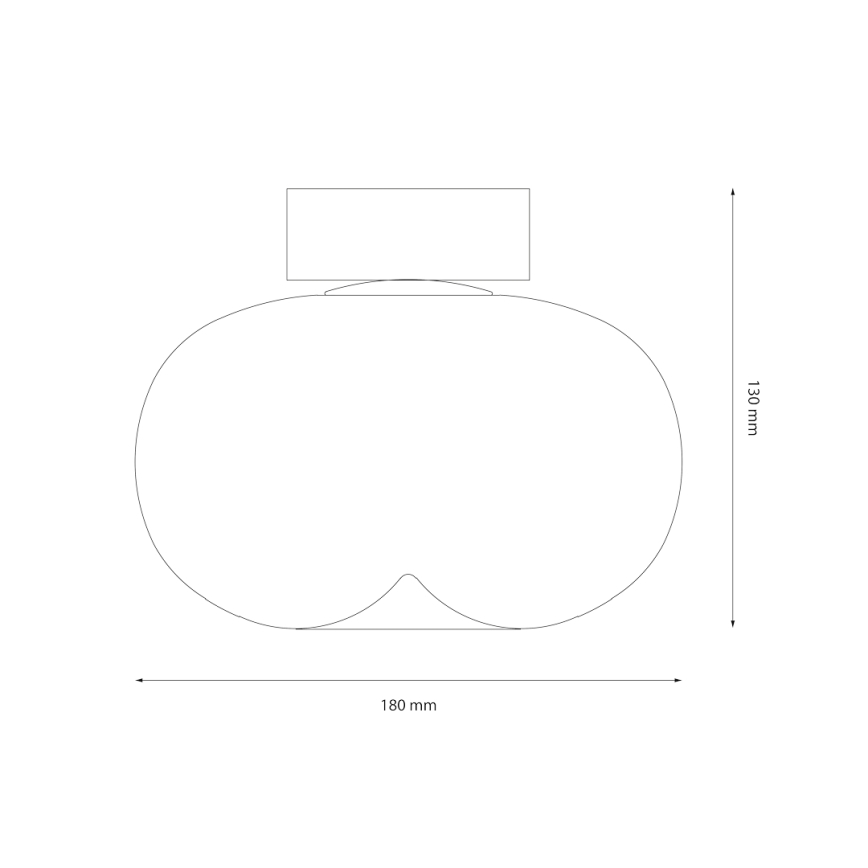 LED Ceiling light VASO LED/4W/230V d. 18 cm white