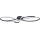 LED Ceiling Light VIOLIN LED/40W/230V Black