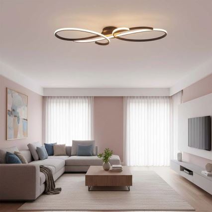 LED Ceiling Light VIOLIN LED/40W/230V Black