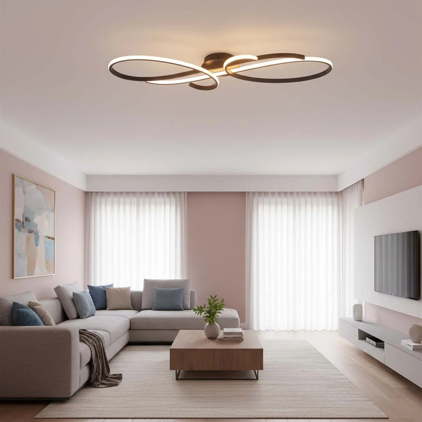 LED Ceiling Light VIOLIN LED/40W/230V Black