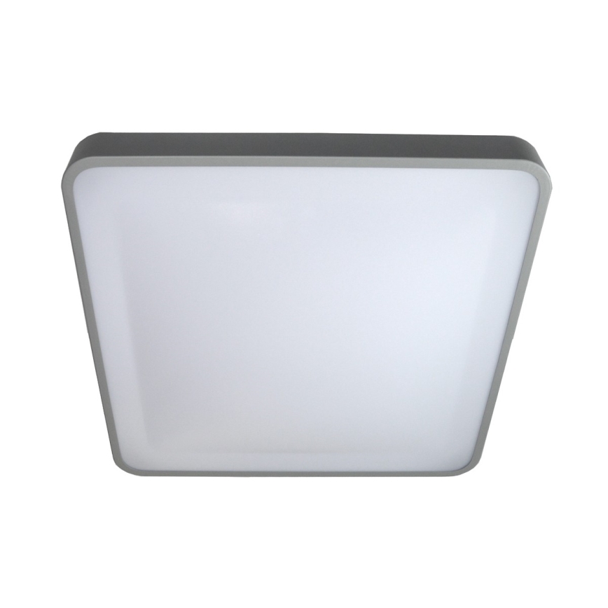 LED Ceiling light WILTON LED/24W/230V 37,5x37,5 cm grey