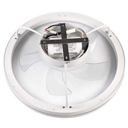 LED Dimmable ceiling light with a fan FARGO LED/37W/230V white + remote control