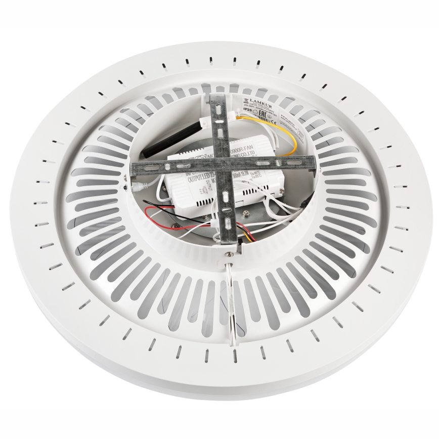 LED Dimmable ceiling light with a fan GEMMA LED/37W/230V white + remote control