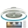 LED Ceiling light with a fan LED/45W/230V 3000/4000/6500K blue + remote control