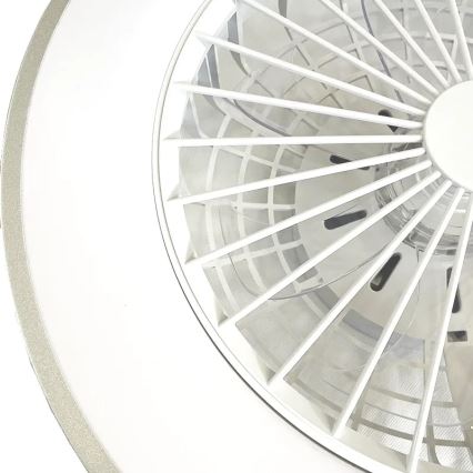 LED Dimmable ceiling light with a fan OPAL LED/48W/230V 3000-6500K + remote control