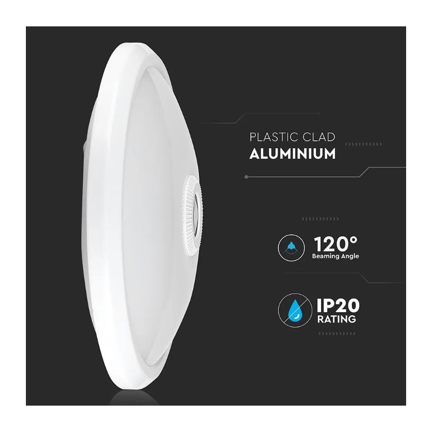 LED Ceiling light with a sensor SAMSUNG CHIP LED/12W/230V 4000K