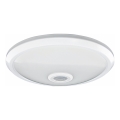 LED ceiling light with motion and dusk sensor, 12W/230V, diameter 29 cm, white