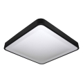 LED ceiling light with motion and dusk sensor – WILTON, 24W/230V, 4000K, 33×33 cm, black