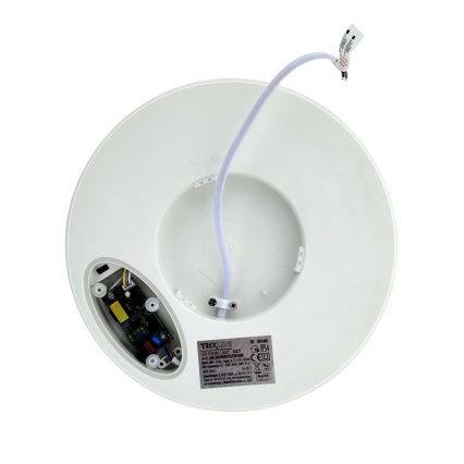 LED Bathroom Ceiling Light with Motion Sensor, 20W/230V, Selectable 3000/4000/6500K, Ø 23 cm, IP54, White