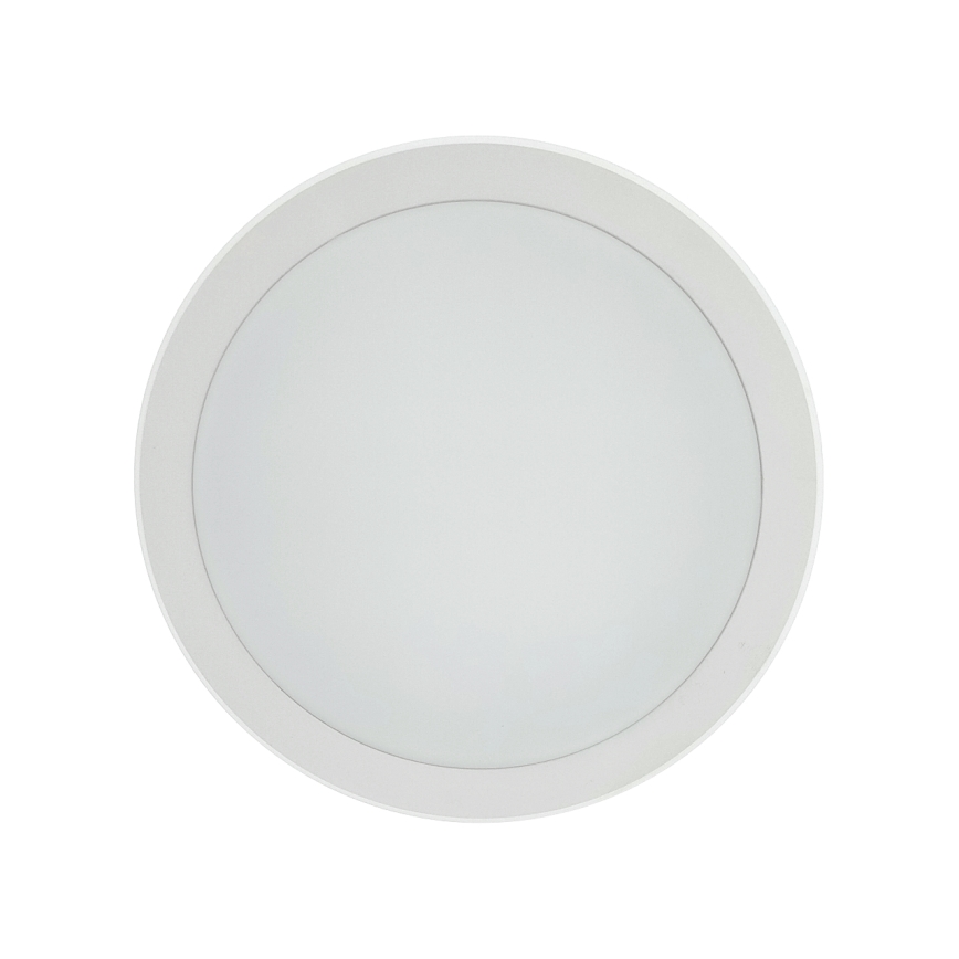 LED Bathroom Ceiling Light with Motion Sensor, 20W/230V, Selectable 3000/4000/6500K, Ø 23 cm, IP54, White