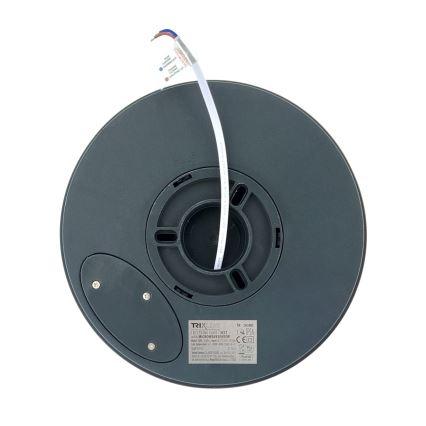 LED ceiling light with motion sensor LED/20W/230V 3000/4000/6500K Ø 230 cm IP54 anthracite