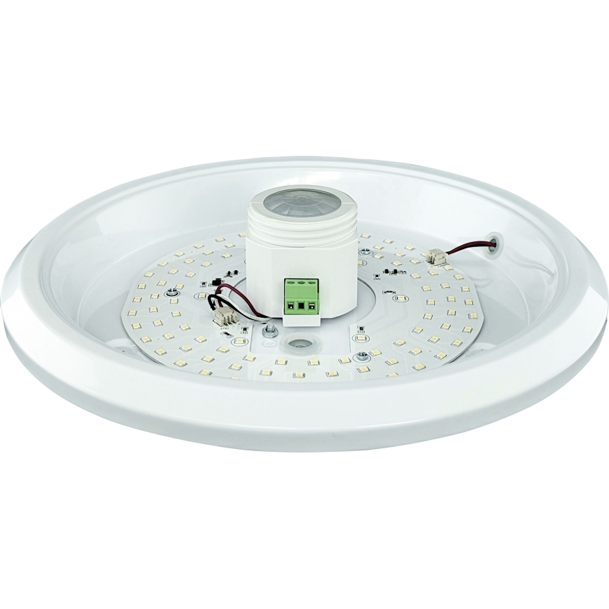 LED Ceiling light with sensor and emergency module MANA LED/12W/230V 4000K