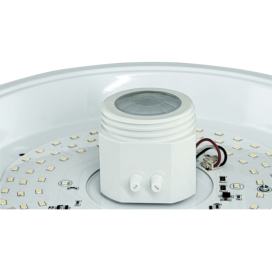 LED Ceiling light with sensor and emergency module MANA LED/12W/230V 4000K