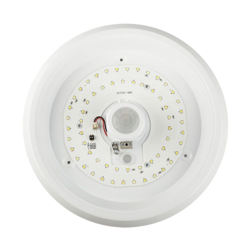 LED Ceiling light with sensor SAMSUNG CHIP LED/12W/230V 3000/4000/6000K d. 29 cm white
