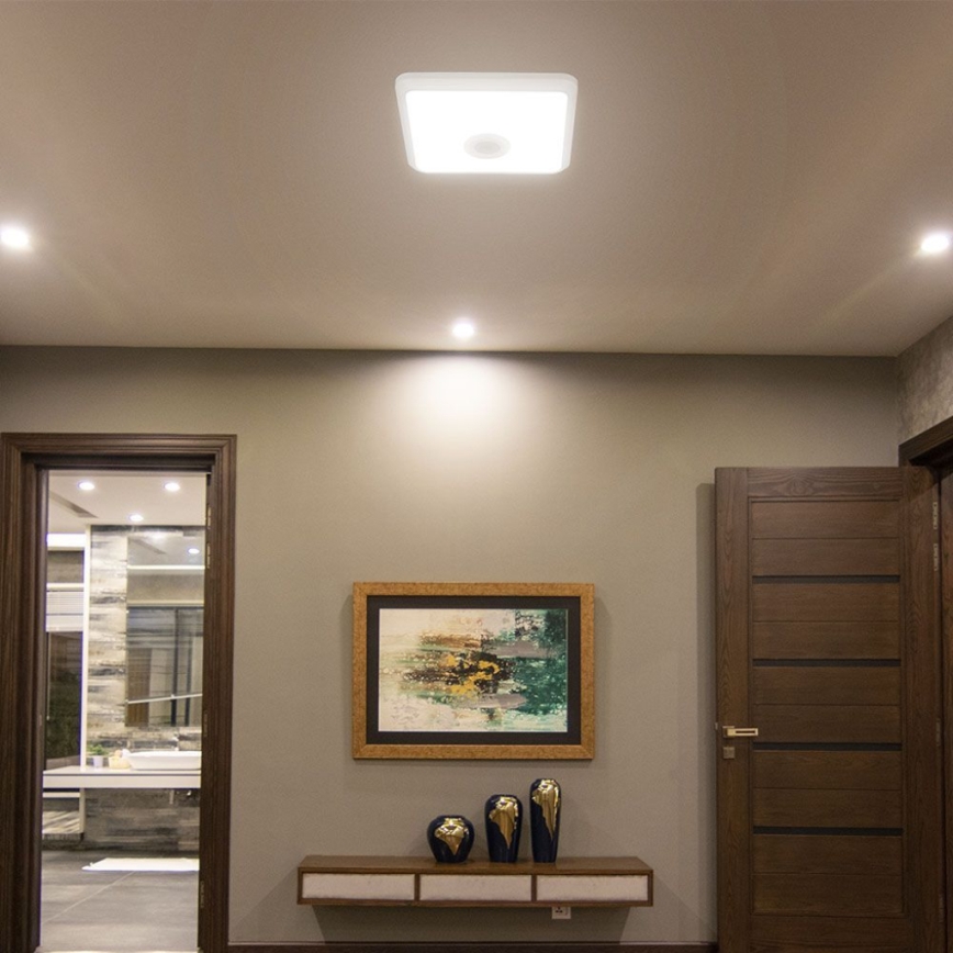 LED Ceiling light with sensor SAMSUNG CHIP LED/12W/230V 3000/4000/6000K white