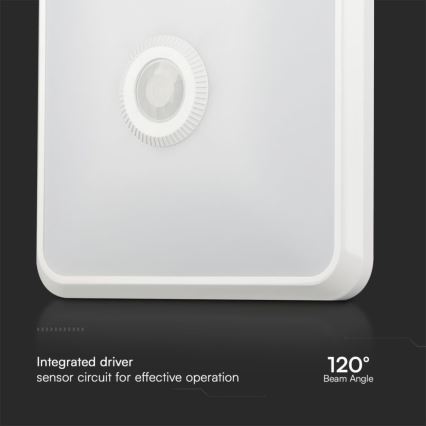LED Ceiling light with sensor SAMSUNG CHIP LED/12W/230V 3000/4000/6000K white