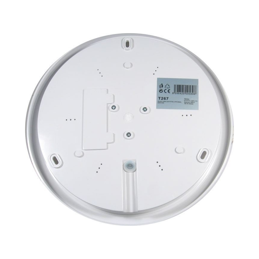LED Ceiling Light with Motion and Dusk Sensor LED/12W/230V