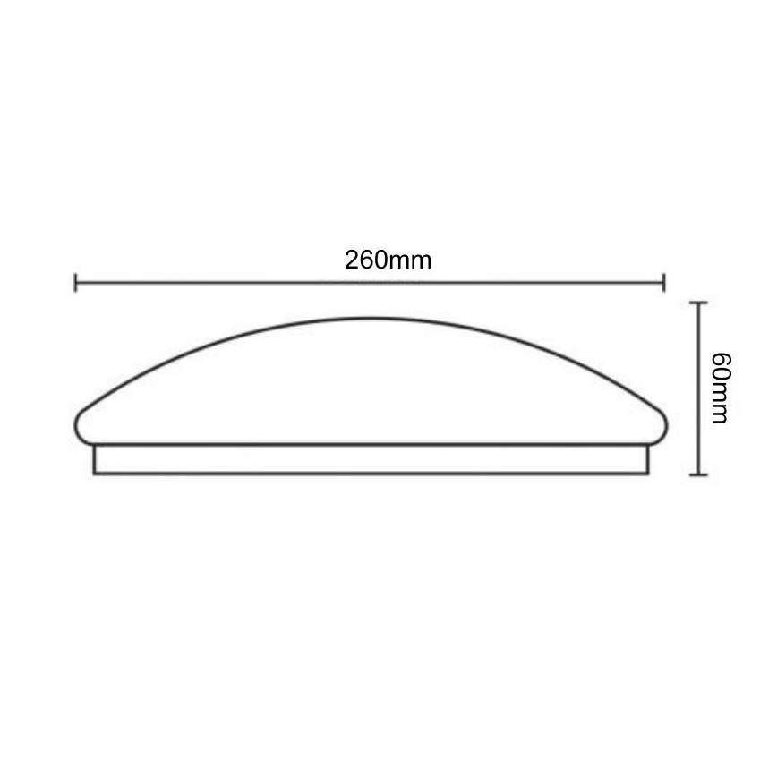 LED Ceiling light with sensor OPAL LED/12W/230V 4000K