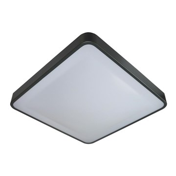 LED Ceiling light with sensor WILTON LED/24W/230V 37,5x37,5 cm anthracite