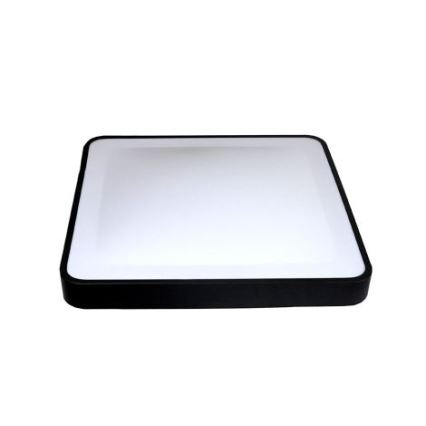 LED ceiling light with motion and dusk sensor – WILTON, 24W/230V, 4000K, 33×33 cm, black