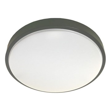 LED Ceiling light with sensor WILTON LED/24W/230V 4000K d. 38 cm anthracite