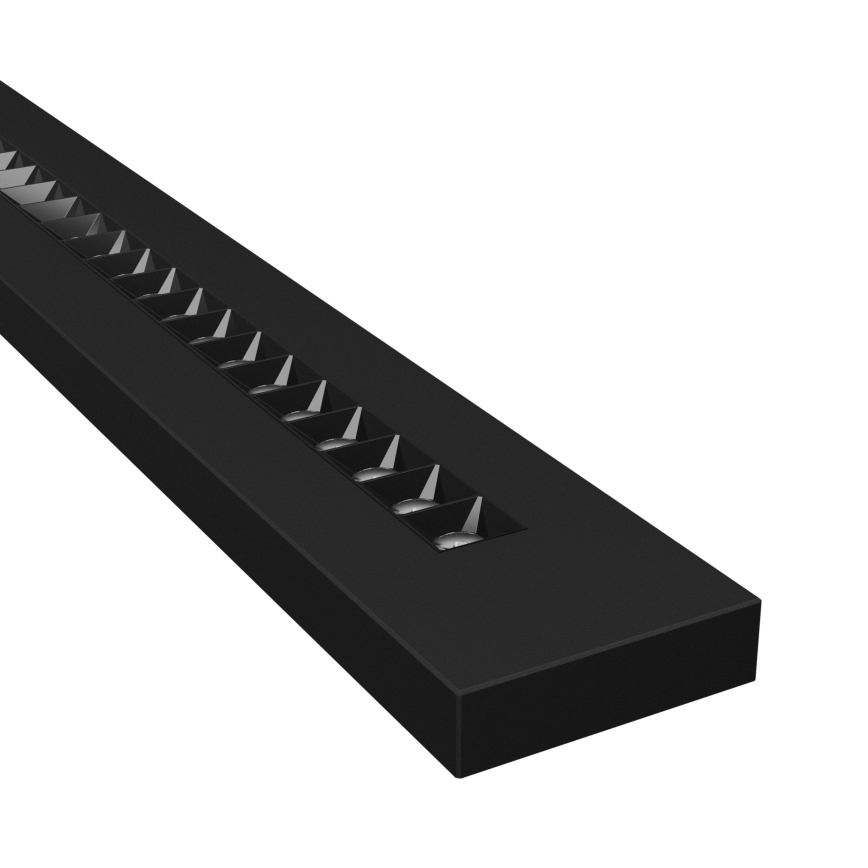 LED Ceiling/pendant light PLANK LED/20/30/40W/230V 2700/4000/6000K CRI 90 black