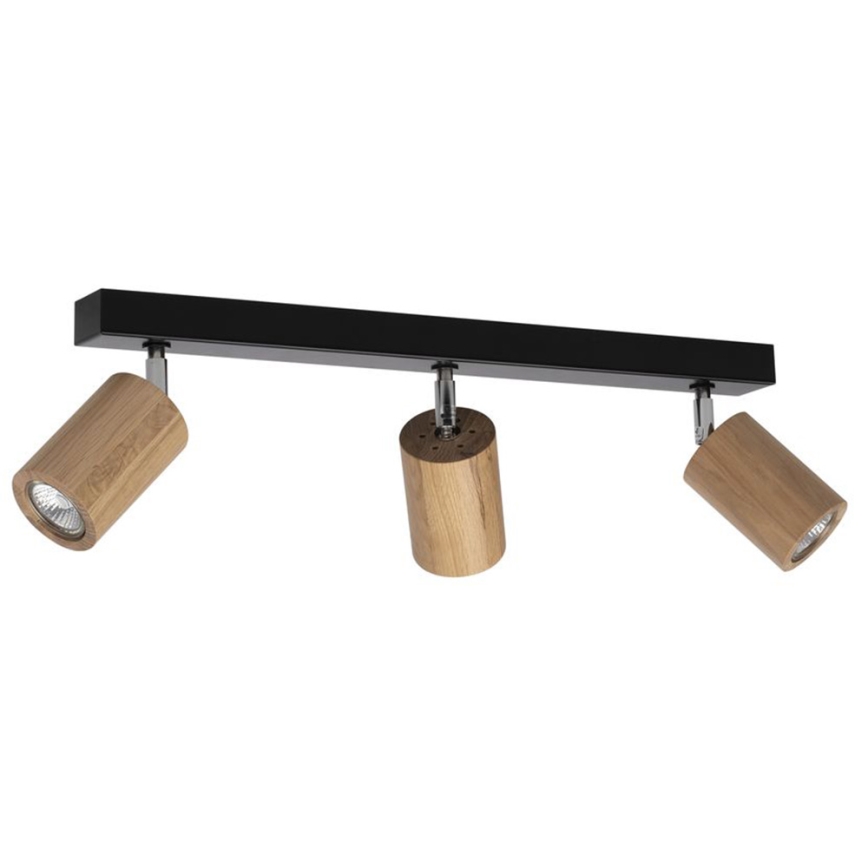 LED Ceiling spotlight MATTI 3xGU10/5W/230V oak