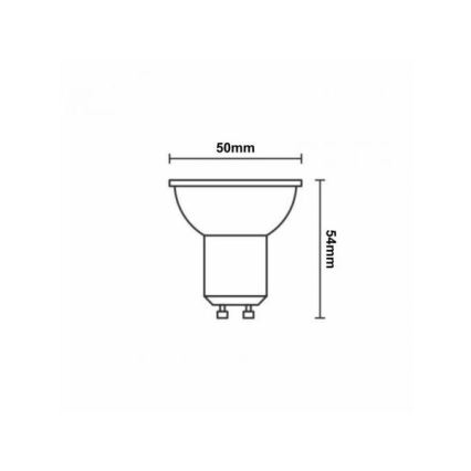 LED Ceramic bulb GU10/9,5W/230V 3000K