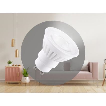 LED Ceramic bulb GU10/9,5W/230V 4000K
