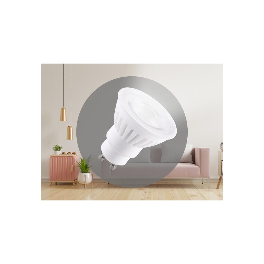 LED Ceramic bulb GU10/9,5W/230V 4000K