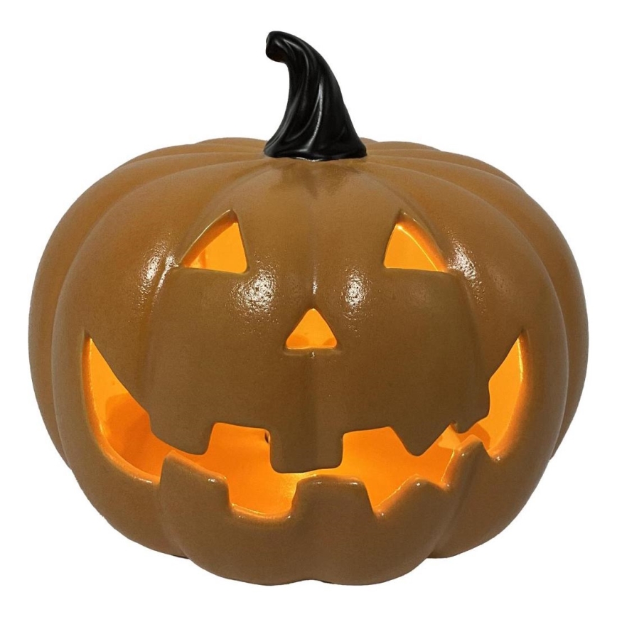 LED Ceramic pumpkin HALLOWEEN LED/3xLR44/warm white
