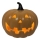 LED Ceramic pumpkin HALLOWEEN LED/3xLR44/warm white