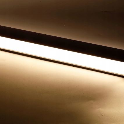 LED Chandelier cable-suspended/flush-mounted LED/44W/230V 4000K 120 cm black