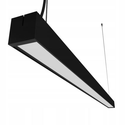 LED Chandelier cable-suspended/flush-mounted LED/44W/230V 4000K 120 cm black