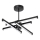 LED Chandelier on a pole 4xLED/10W/230V 3000-6500K d. 68 cm black