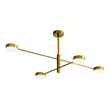 LED Chandelier on a pole 4xLED/12W/230V 4000K gold