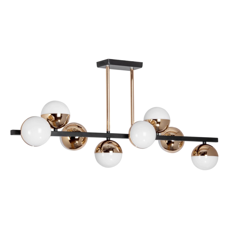 LED Chandelier on a pole 8xLED/7W/230V gold/black