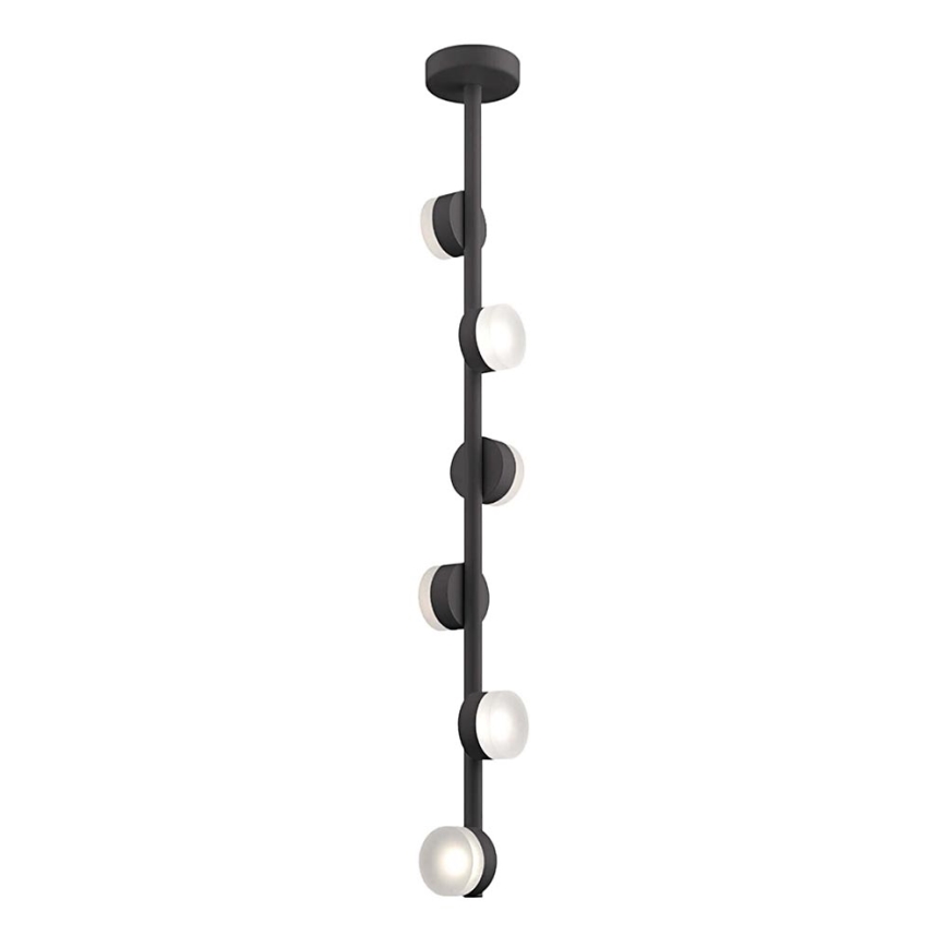 LED Chandelier on a pole COMFORT 6xLED/5W/230V black