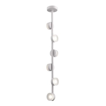LED Chandelier on a pole COMFORT 6xLED/5W/230V white