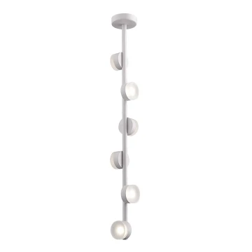 LED Chandelier on a pole COMFORT 6xLED/5W/230V white