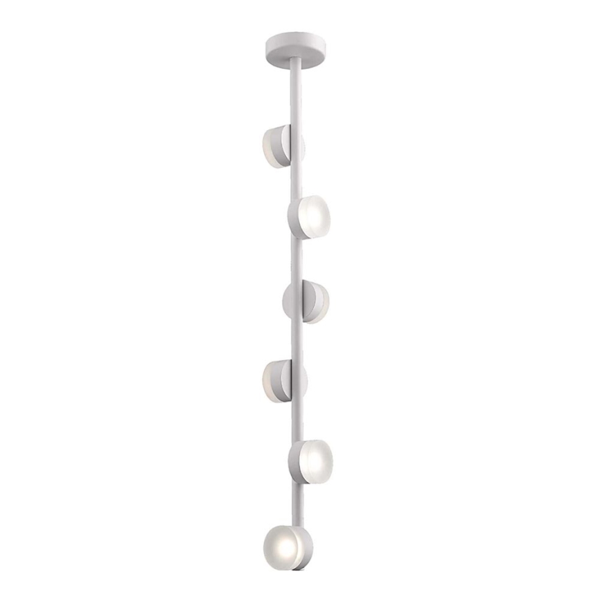 LED Chandelier on a pole COMFORT 6xLED/5W/230V white