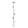 LED Chandelier on a pole COMFORT 6xLED/5W/230V white