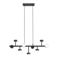 LED Chandelier on a pole COMFORT 9xLED/5W/230V black