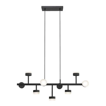 LED Chandelier on a pole COMFORT 9xLED/5W/230V black