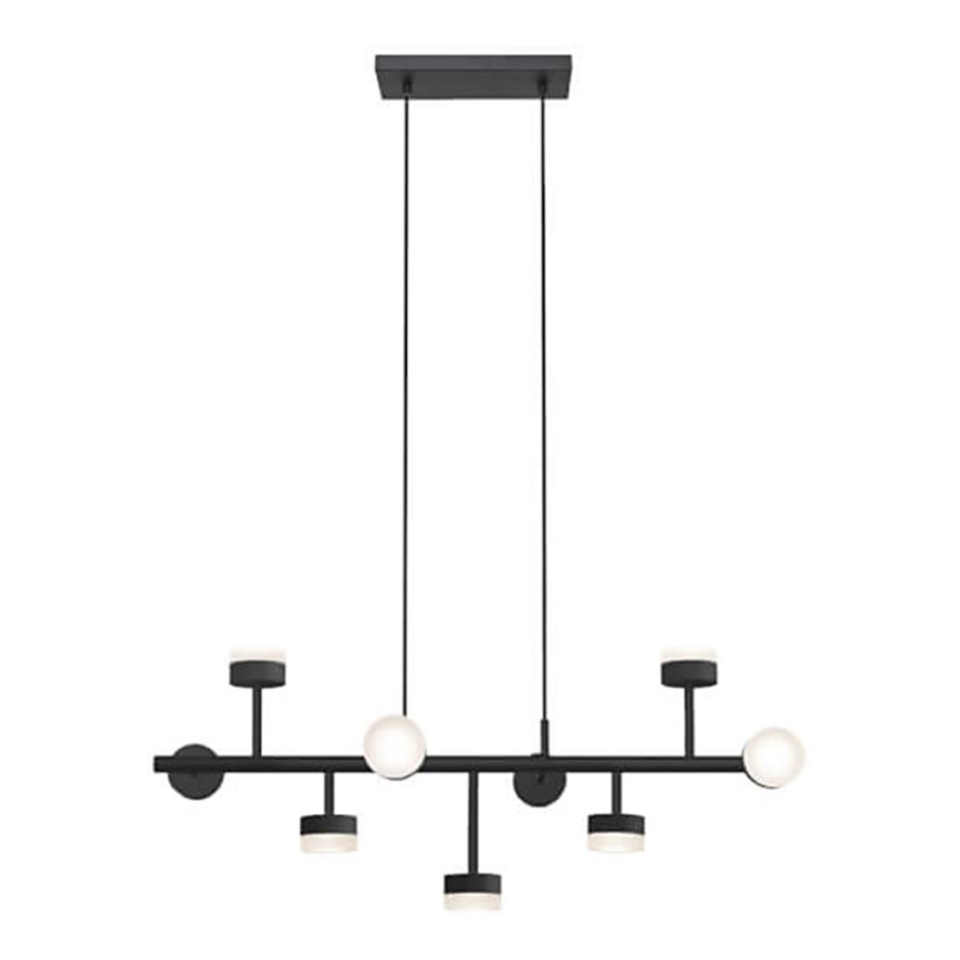 LED Chandelier on a pole COMFORT 9xLED/5W/230V black
