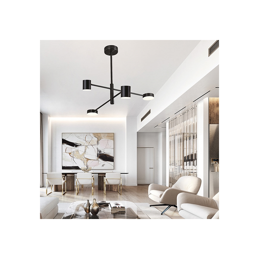 LED Chandelier on a pole LED/24W/230V 3000K black