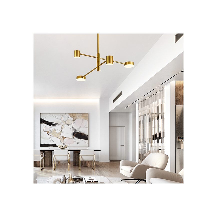 LED Chandelier on a pole LED/24W/230V 3000K gold
