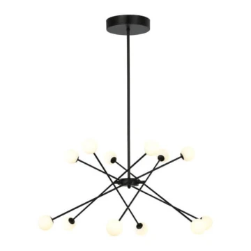 LED Chandelier on a pole WHISTLE 12xLED/3W/230V black